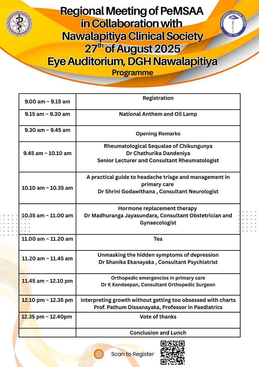 regional clinical meetings